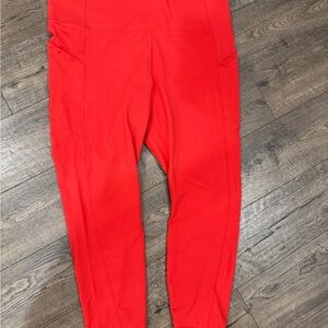 Fabletics Vibrant Red Highwaisted Pureluxe Leggings